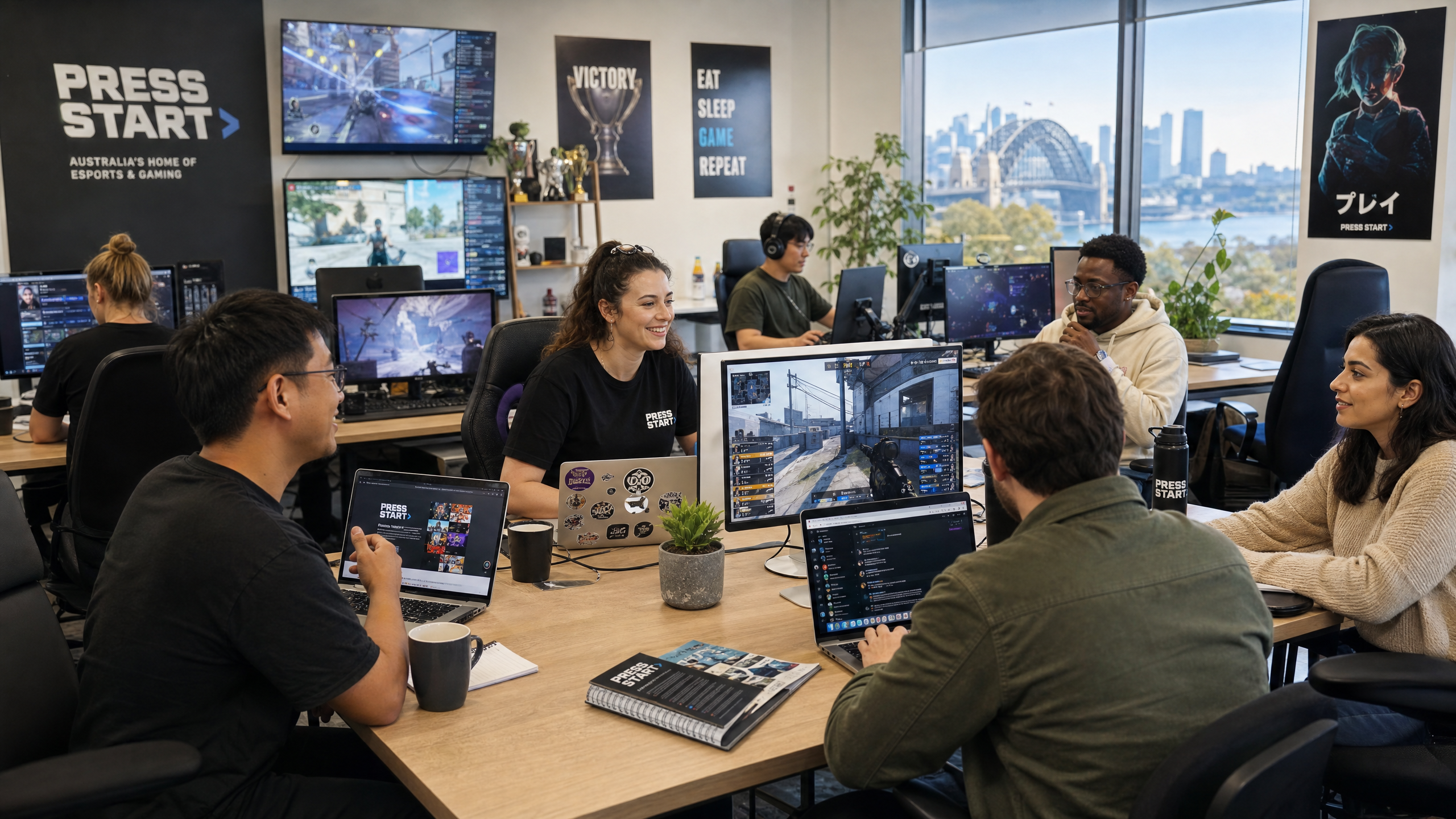 OrbitQuest team working in Sydney office