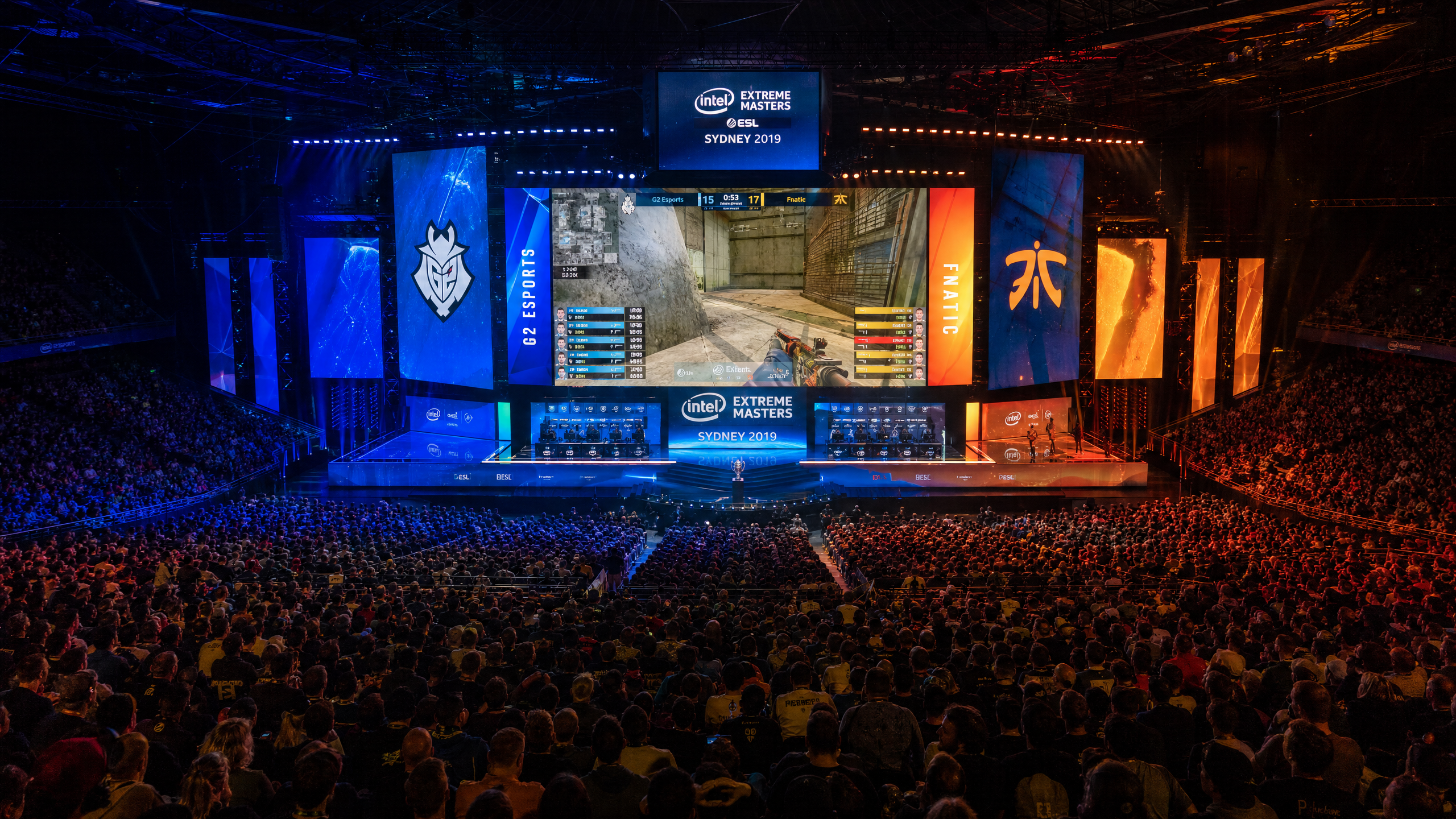 Esports tournament arena in Australia